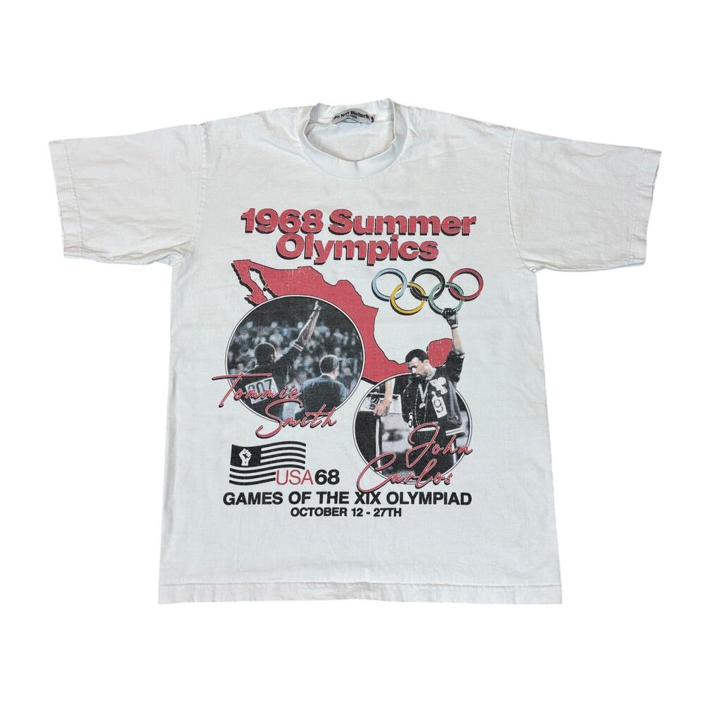 Do Not Disturb 1968 Summer Olympics Rap Tee Shirt Men's Large Retro